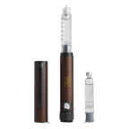 A  NAD+ Home Injection Pen kit including a premium auto-injector pen, two cartridges, a travel case, micro-needles, antibacterial wipes, and a sharps bin.