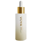 A bottle of VOYA Vitamin C Antioxidant Serum with a dropper cap.