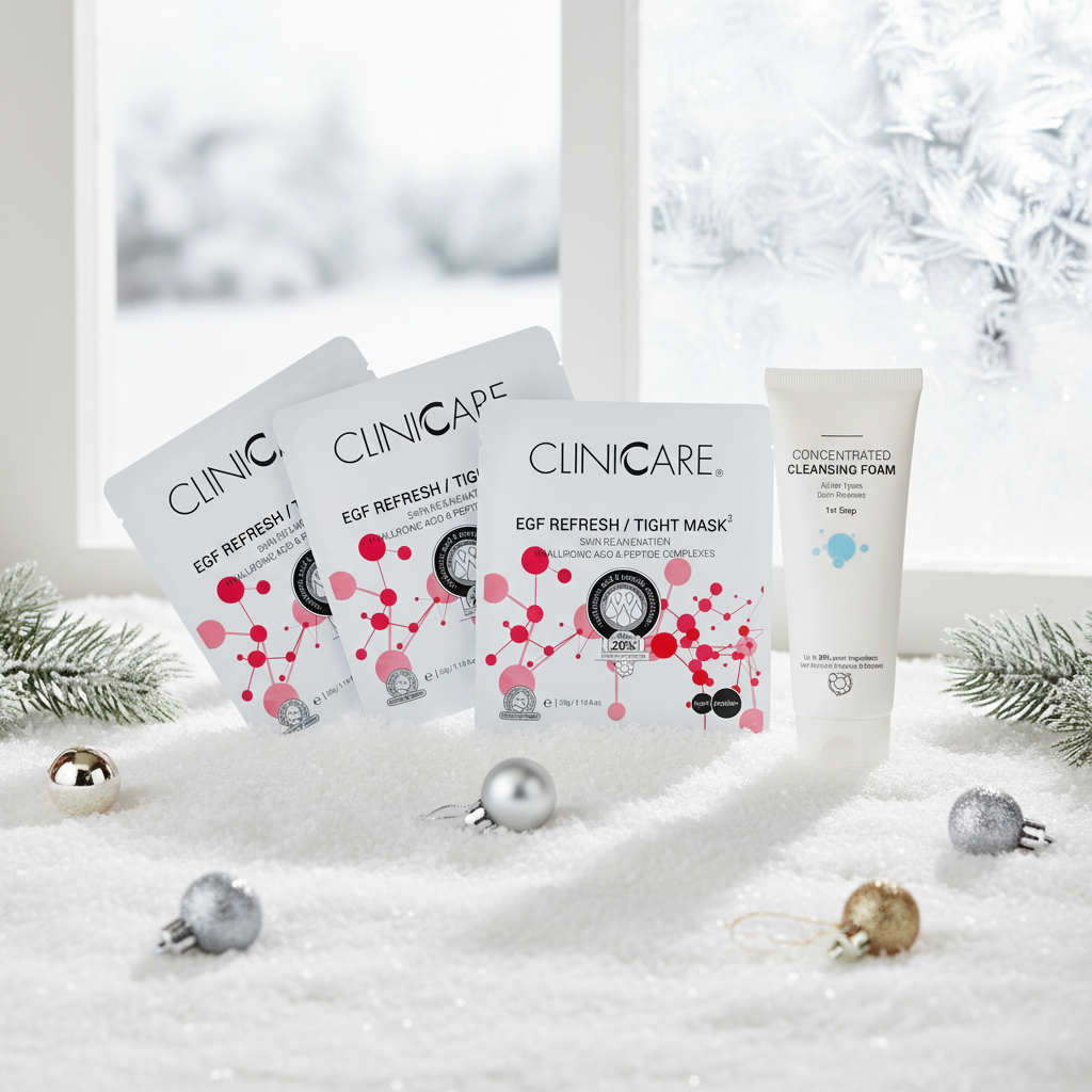 ClinicCare Refresh EGF Mask + Concentrated Cleansing Foam Bundle