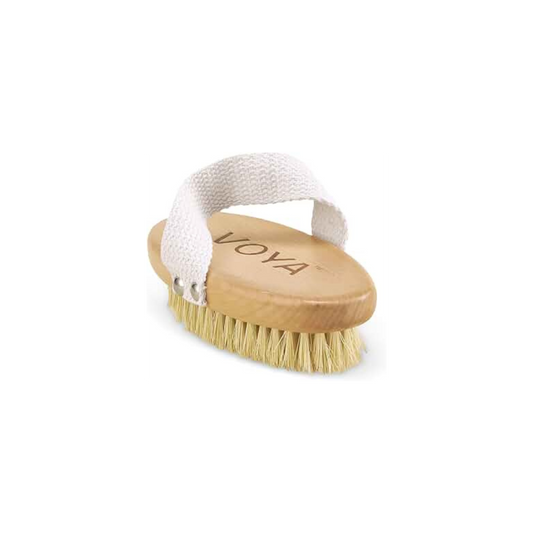 BROSSE EXFOLIANTE CORPS &amp; POCHETTE EN COTON BIOLOGIQUE VOYA