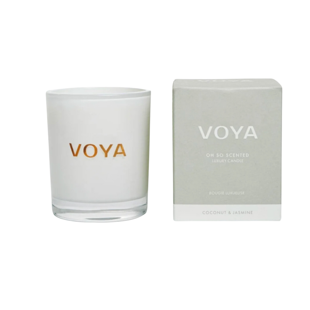 VOYA Coconut & Jasmine Luxury Scented Candle 20cl VOYA