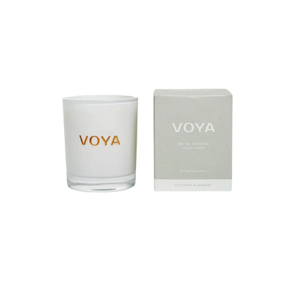 Voya Coconut & Jasmine Luxury Scented Candle