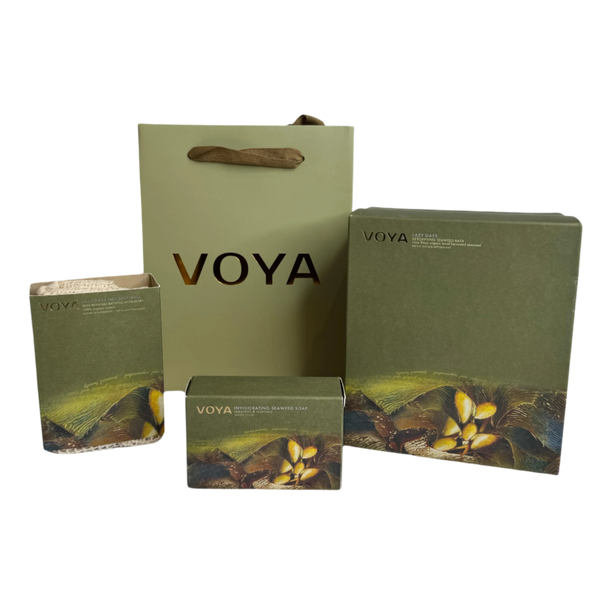 VOYA Lazy Days Organic Bundle – Seaweed Bathing Gift Set