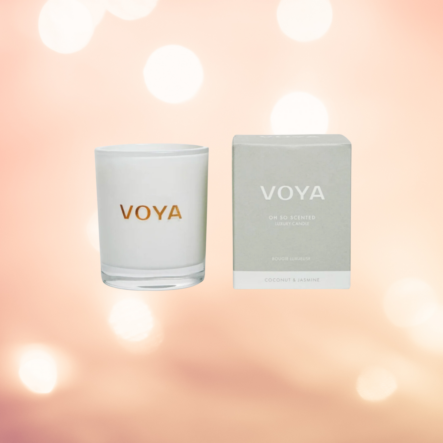 Voya Coconut & Jasmine Luxury Scented Candle