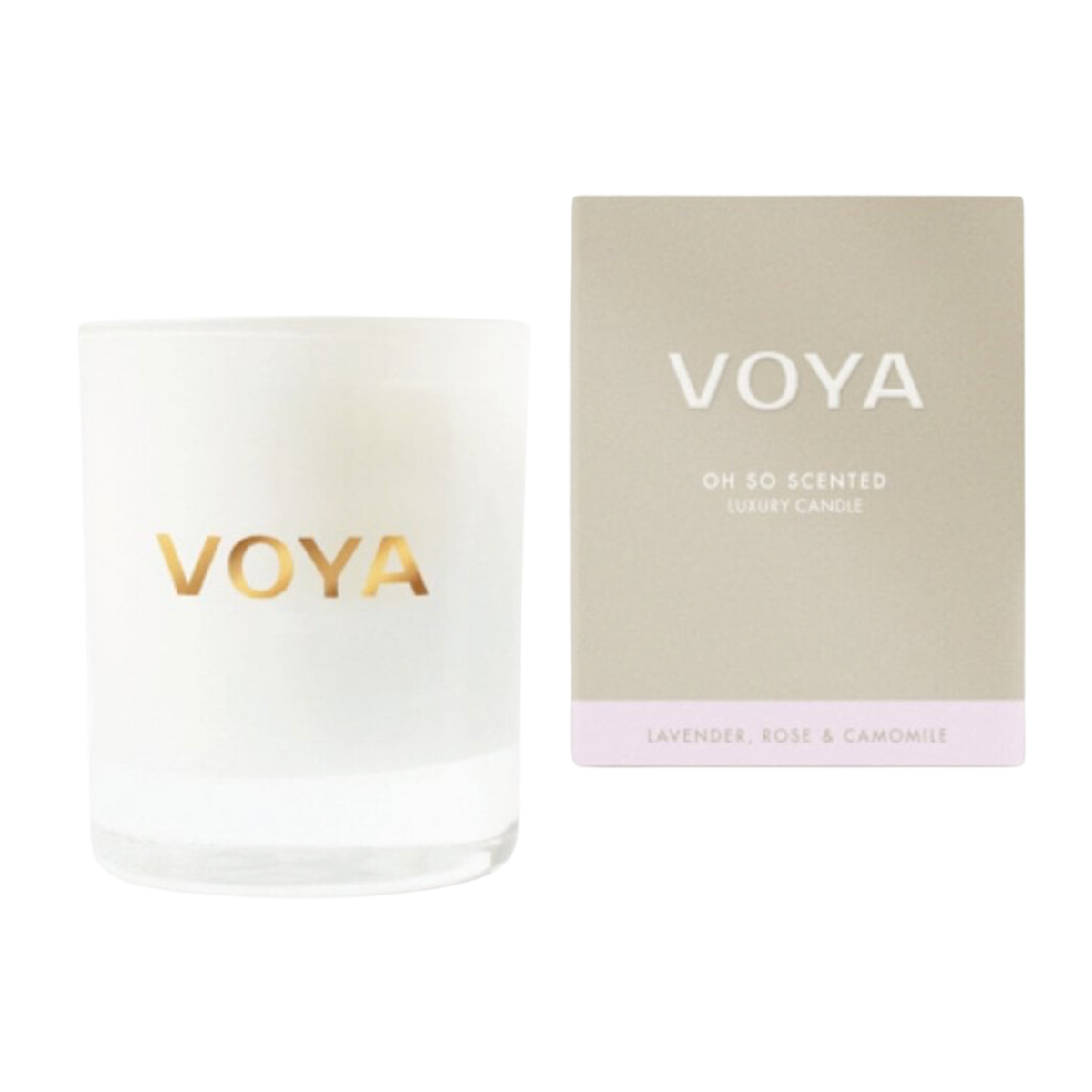 VOYA Oh So Scented Candle Lavender Rose and Chamomile VOYA