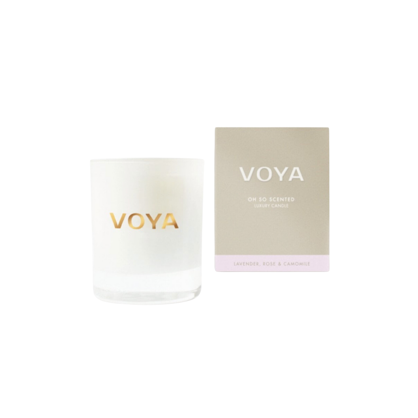 Voya Oh So Scented Candle Lavender Rose and Camomile