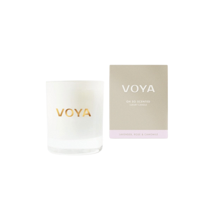 Voya Oh So Scented Candle Lavender Rose and Camomile