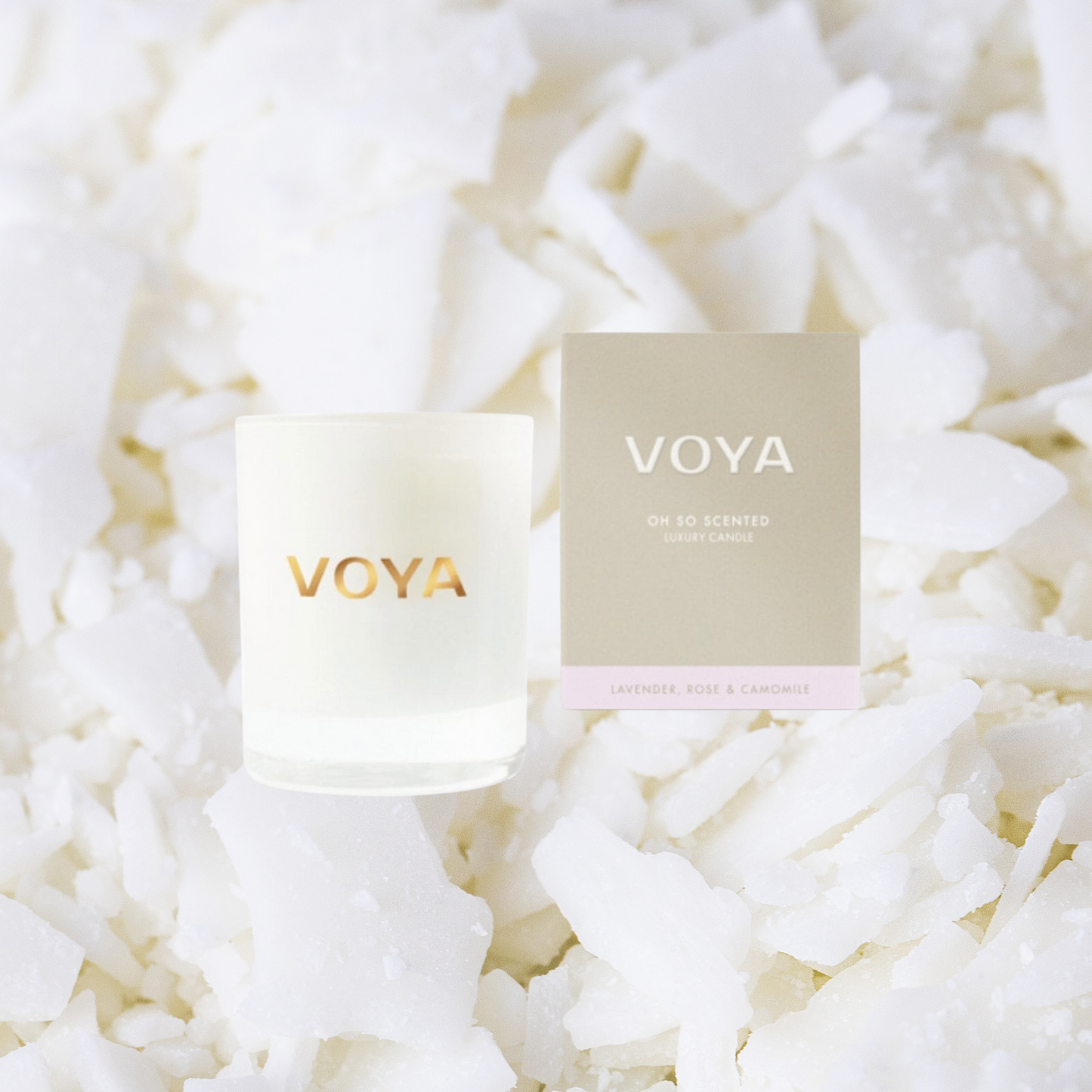 Voya Oh So Scented Candle Lavender Rose and Camomile