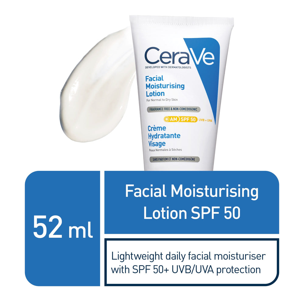 CeraVe AM Facial Moisturising Lotion SPF 50 52ml