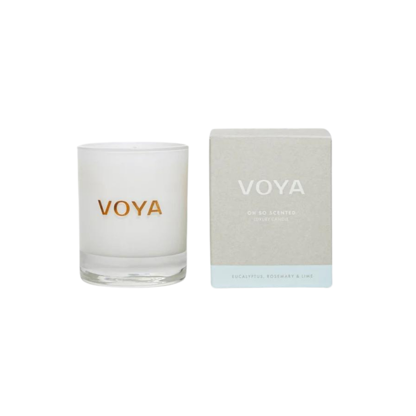 VOYA EUCALYPTUS, ROMARIN ET LIME | BOUGIE PARFUMÉE DE LUXE