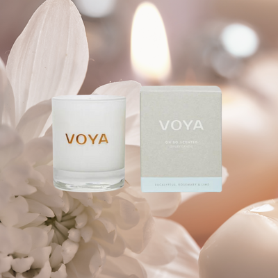 VOYA Eucalyptus Rosemary & Lime Scented Candle