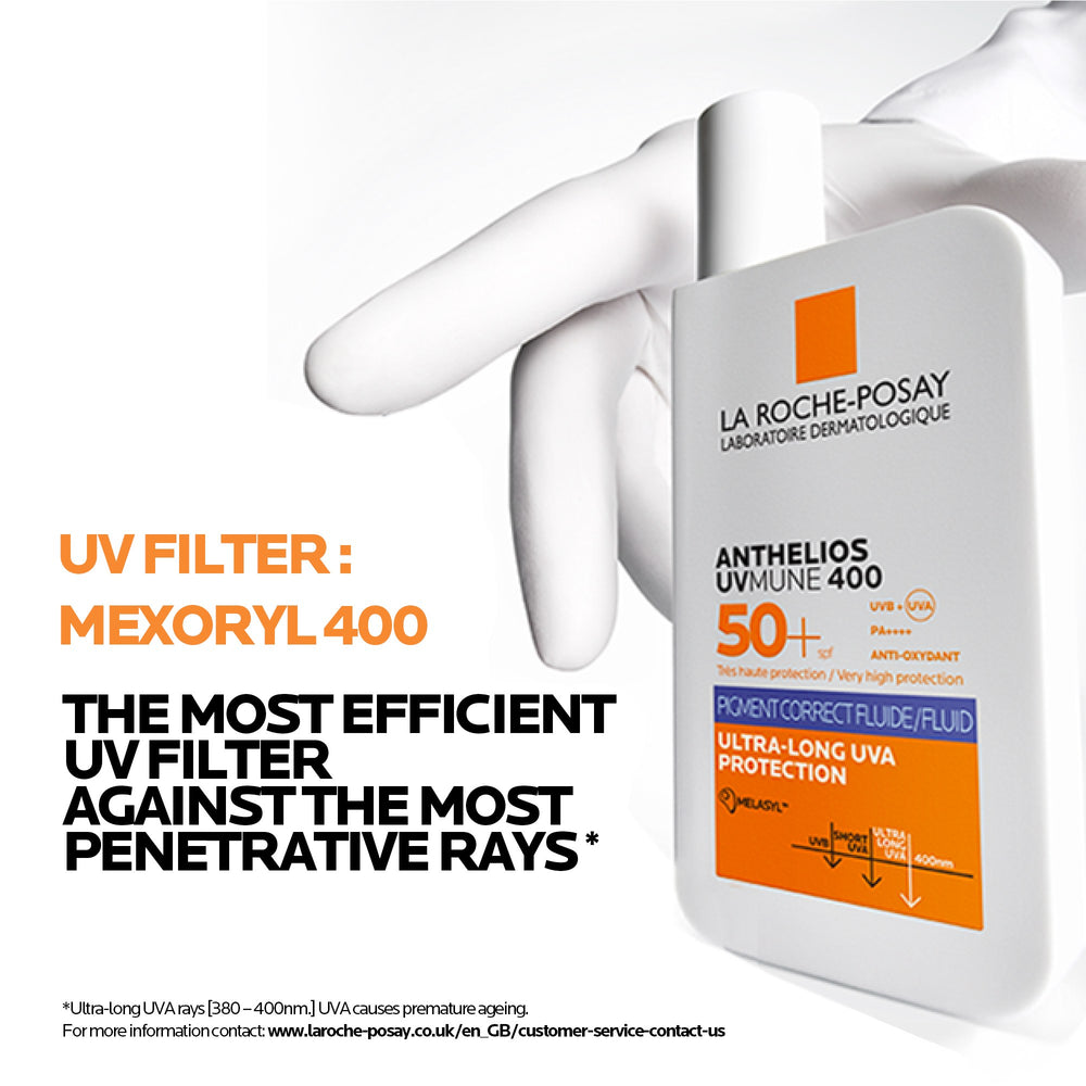 La Roche-Posay Anthelios UVMune 400 Anti-Pigment Fluid SPF50+ 50ml