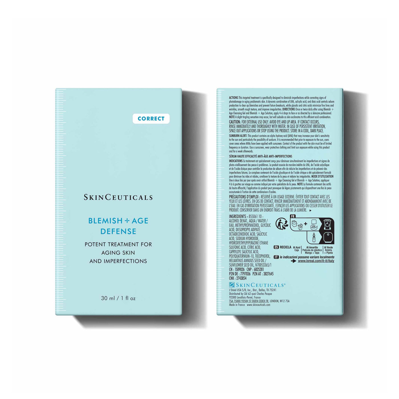 SkinCeuticals Blemish + Age Defense 30ml Blemish-Prone Skin SkinCeuticals