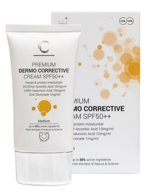CLINICCARE Dermo Corrective Cream SPF50++  shade Medium 35ml Vegan