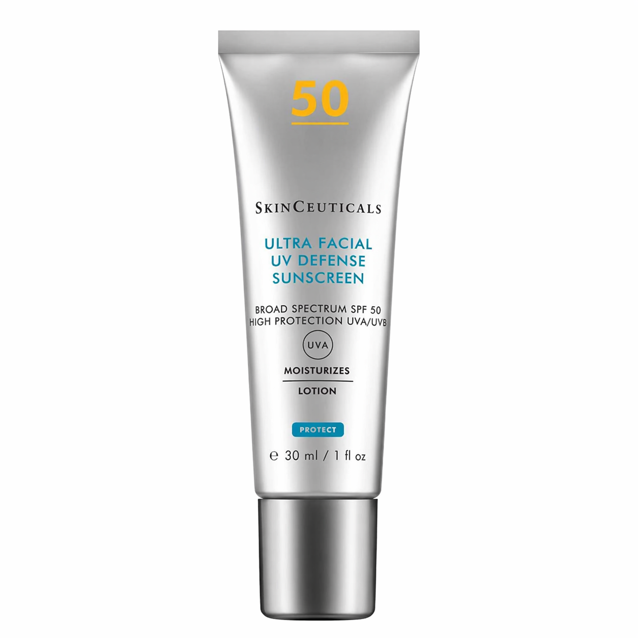 SkinCeuticals Ultra Facial UV Defense Sunscreen SPF 50 on a white background
