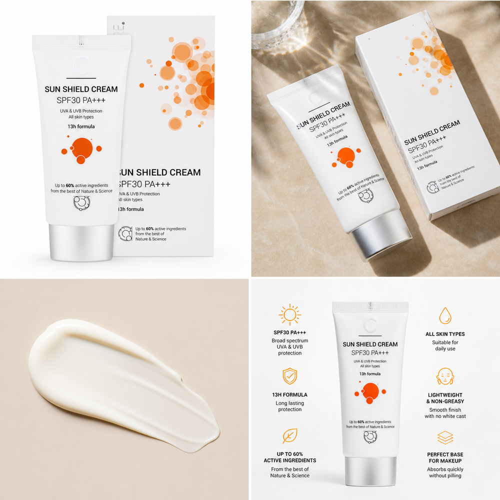 ClinicCare Sun Shield Cream SPF30 50ml ClinicCare