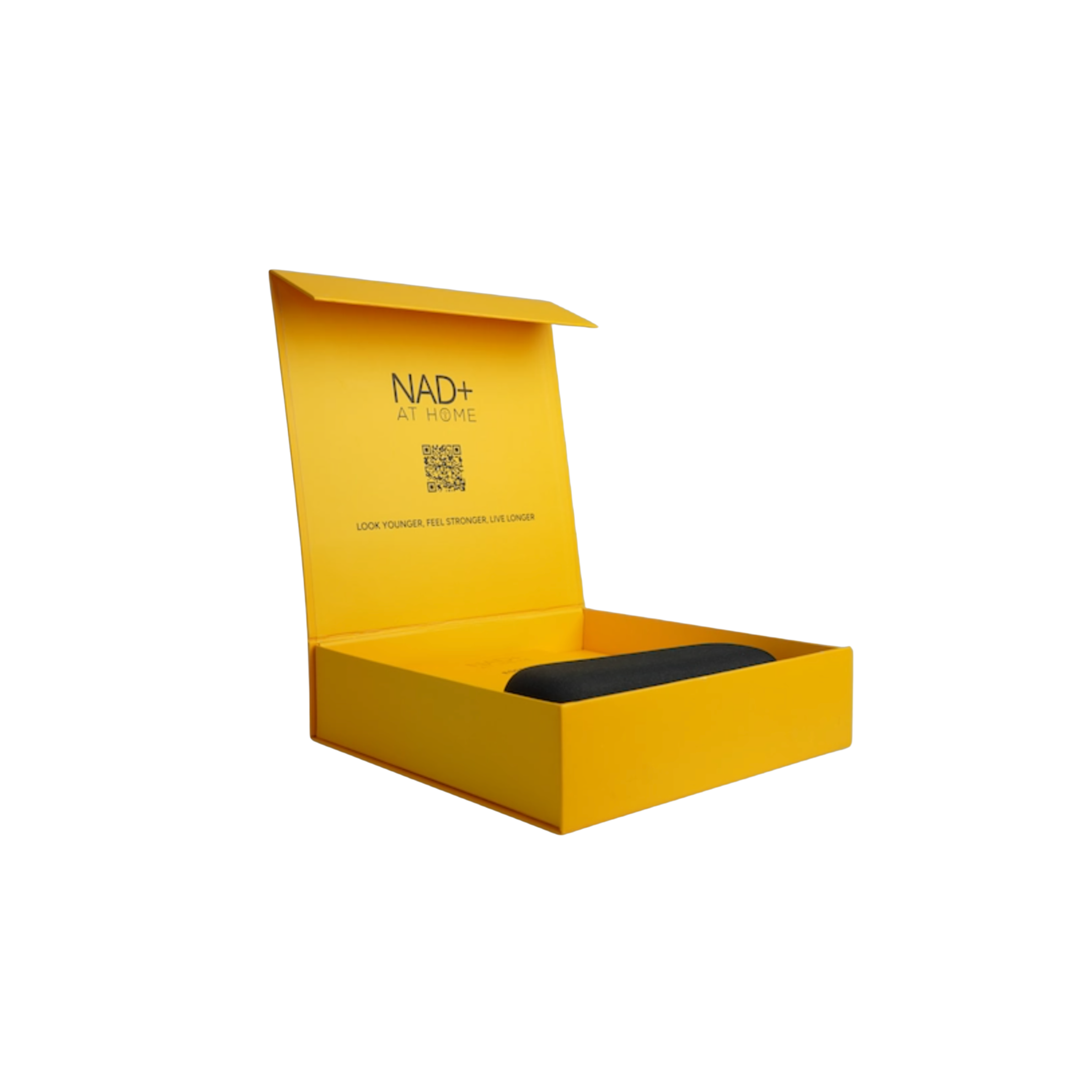 A  NAD+ At Home Injection Pen kit including a premium auto-injector pen, two cartridges, a travel case, micro-needles, antibacterial wipes, and a sharps bin.