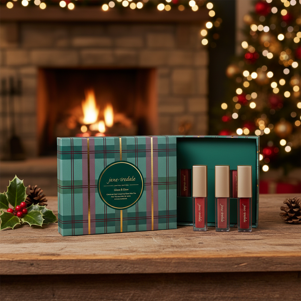 Jane Iredale Glaze & Glow Colorluxe High Impact Lip Glaze Trio Kit