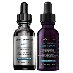 SkinCeuticals Plumping & Anti-Ageing Power Pair Ha Intensifier Multi Glycan 30ml + P-TIOX 30ml