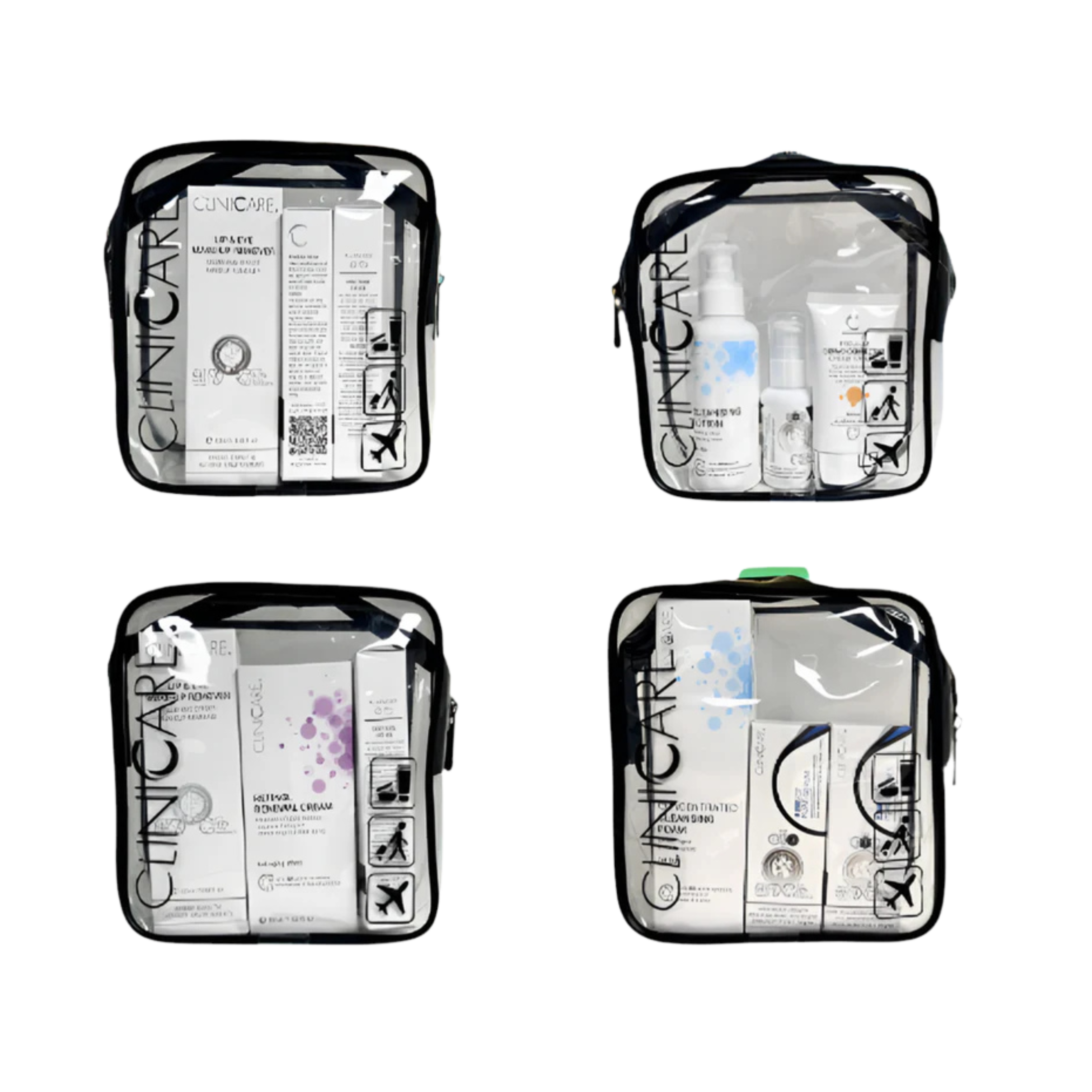 ClinicCare Clear Travel Toiletry Bag