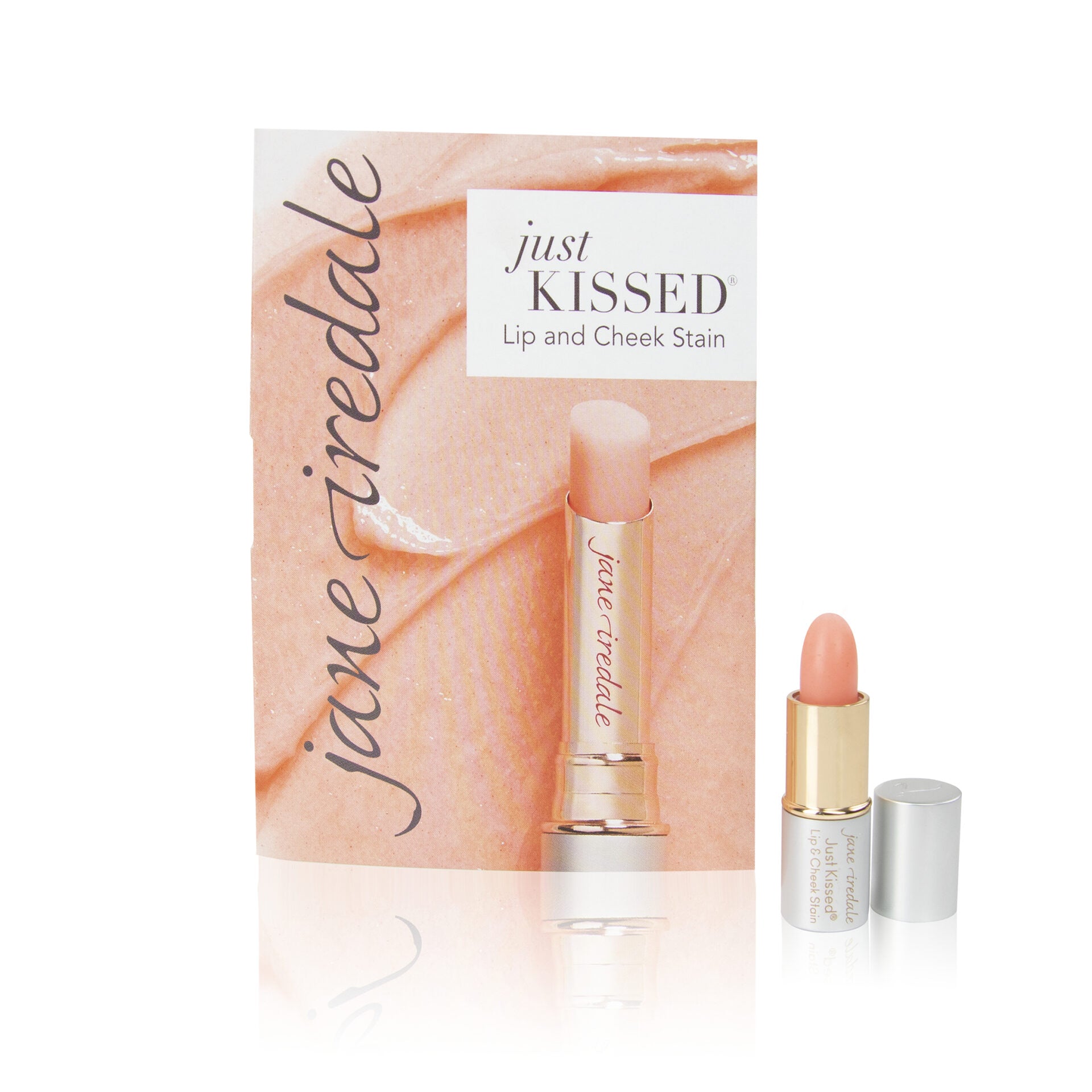 Jane Iredale Deluxe Sample Card Just Kissed Lip & Cheek Stain