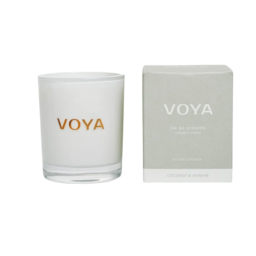 VOYA Coconut & Jasmine Luxury Scented Candle 20cl VOYA