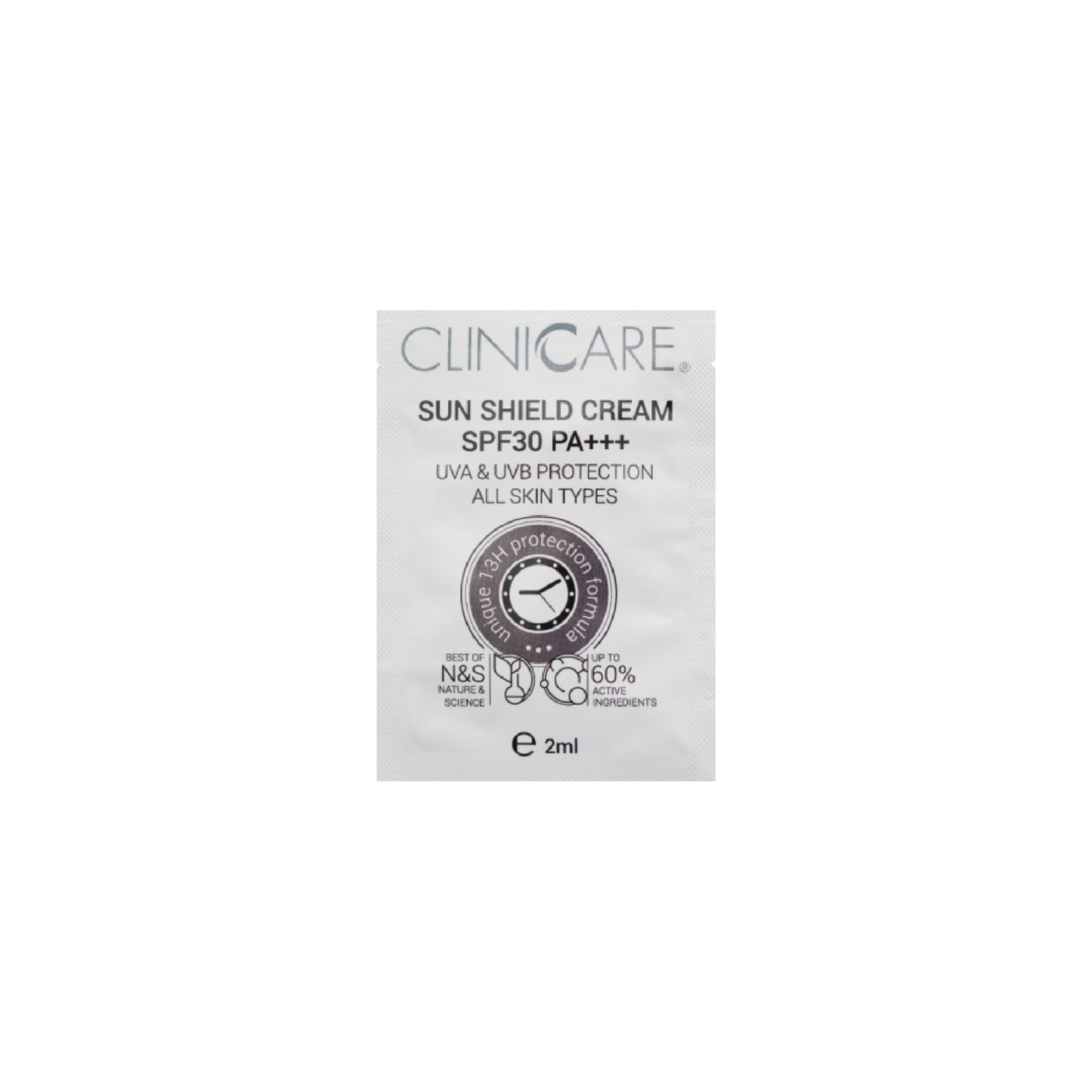 CLINICCARE Sample - Sun Shield Cream SPF 30 2ml - Gift With Purchase