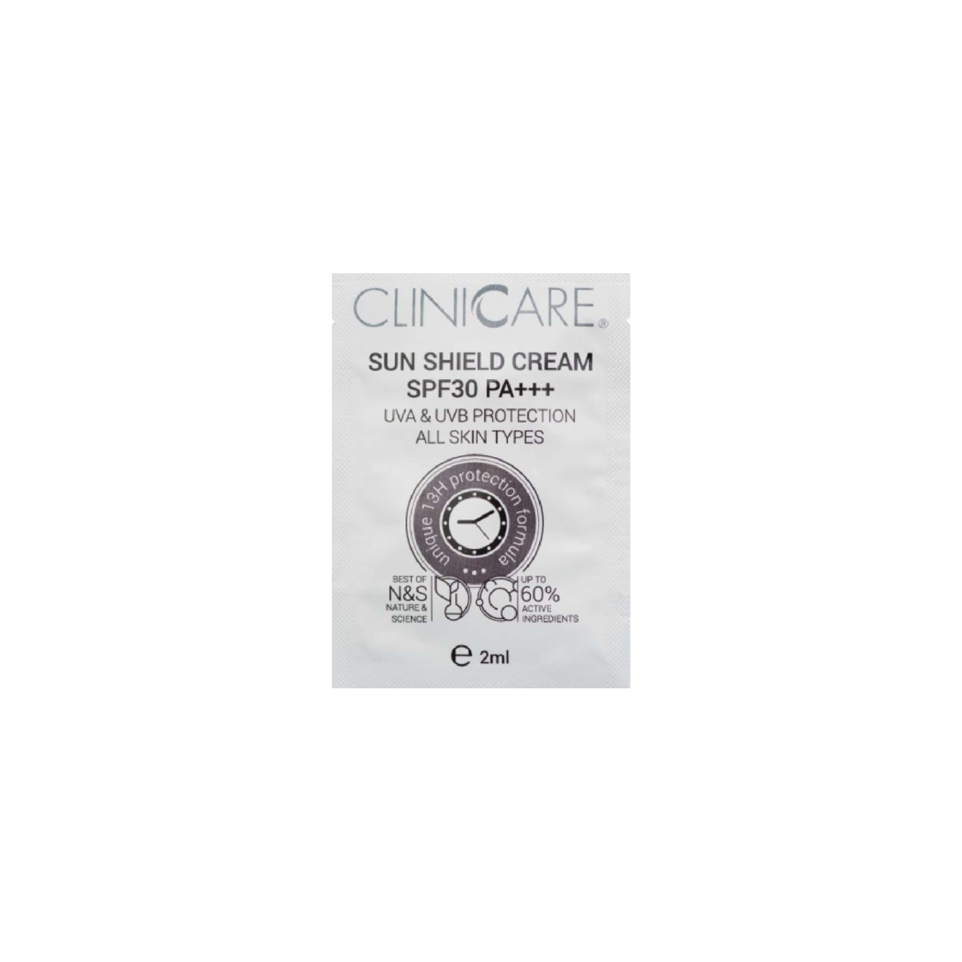 ClinicCare Sample - Sun Shield Cream SPF 30 2ml - Gift With Purchase
