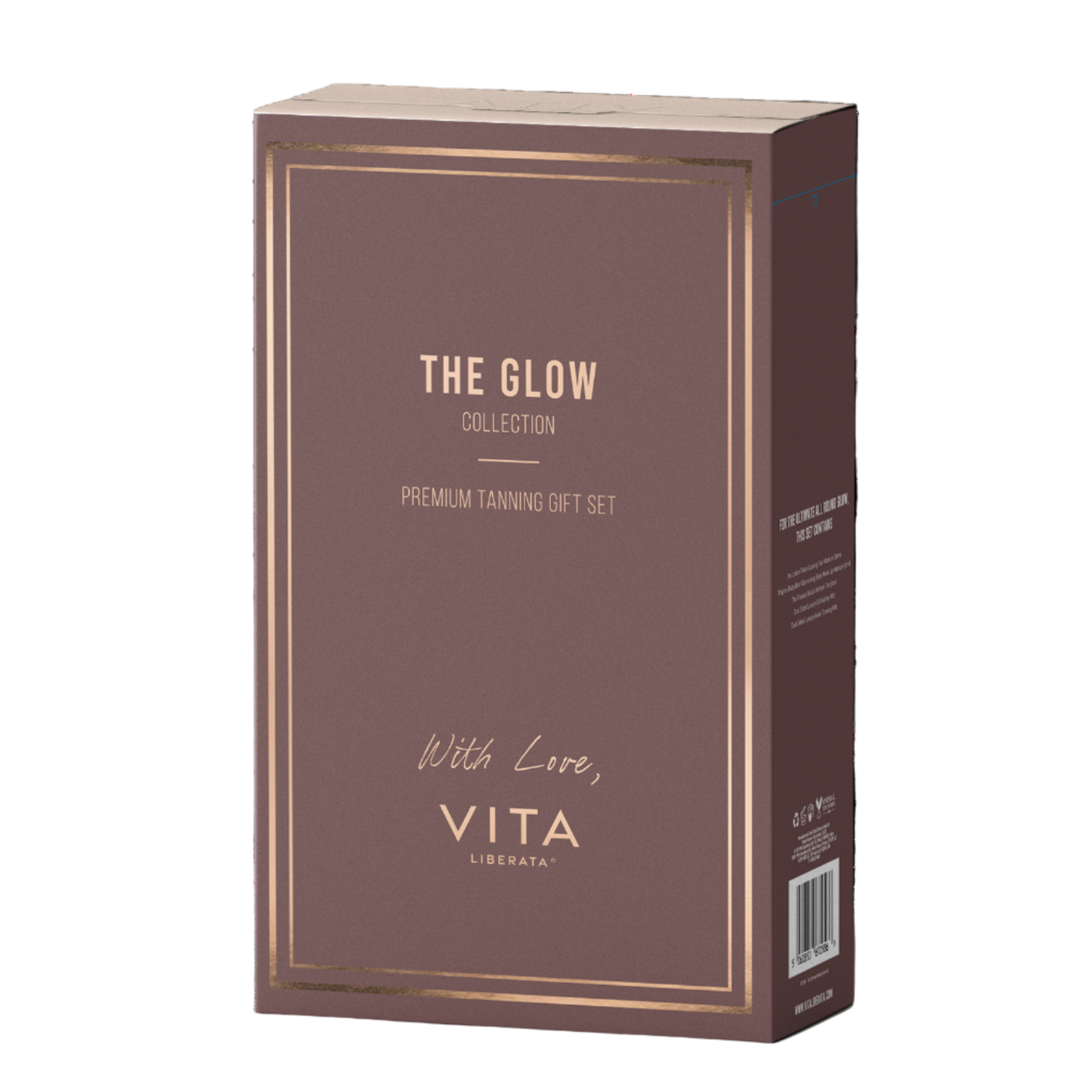 Vita Liberata 'The Glow' and 'Vita' branding on a white background