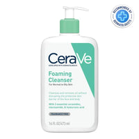 CeraVe Foaming Cleanser bottle on a white background