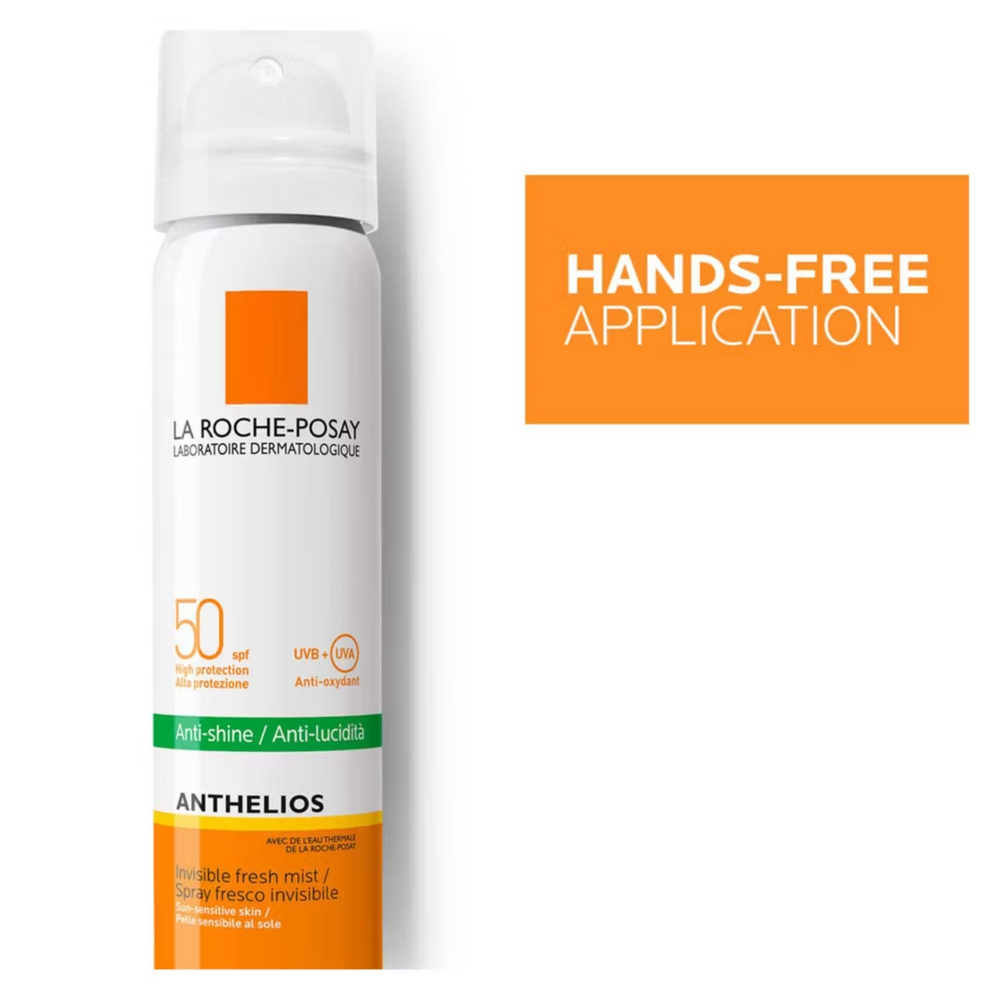 La Roche-Posay Anthelios Invisible Anti-Shine Mist Sunscreen SPF50 75ml Sunscreen