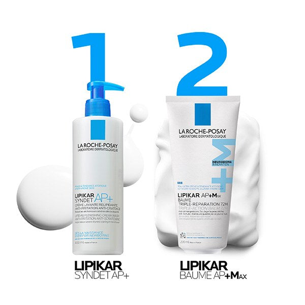 La Roche-Posay Lipikar Baume AP+MAX Triple-Action Balm for Ultra-Dry, Eczema-Prone Skin 400ml