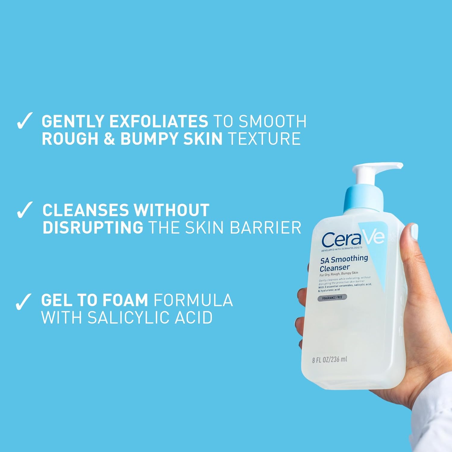 CeraVe SA smoothing cleanser 236ml