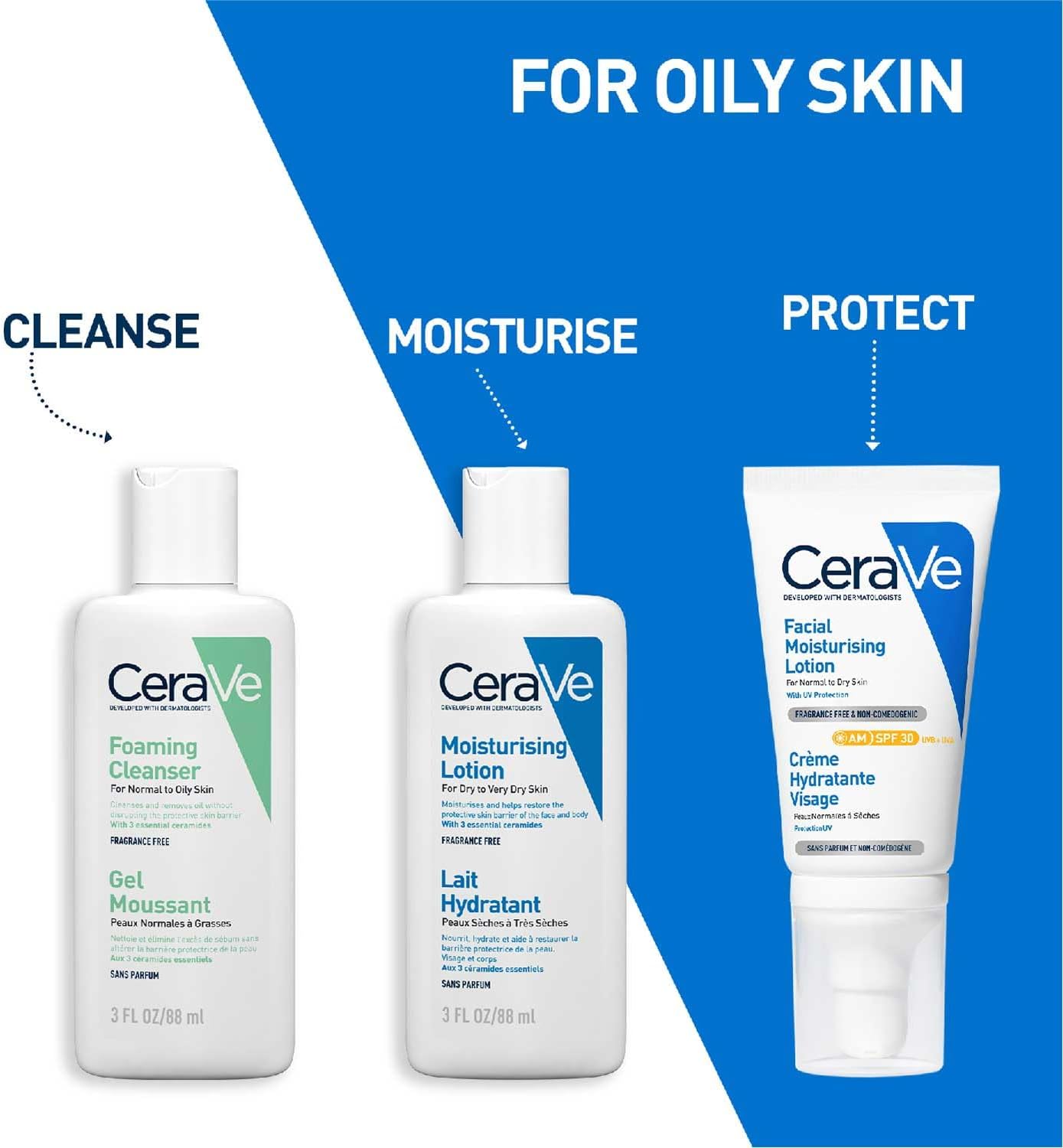 CeraVe Travel Size Foaming Cleanser 88ml