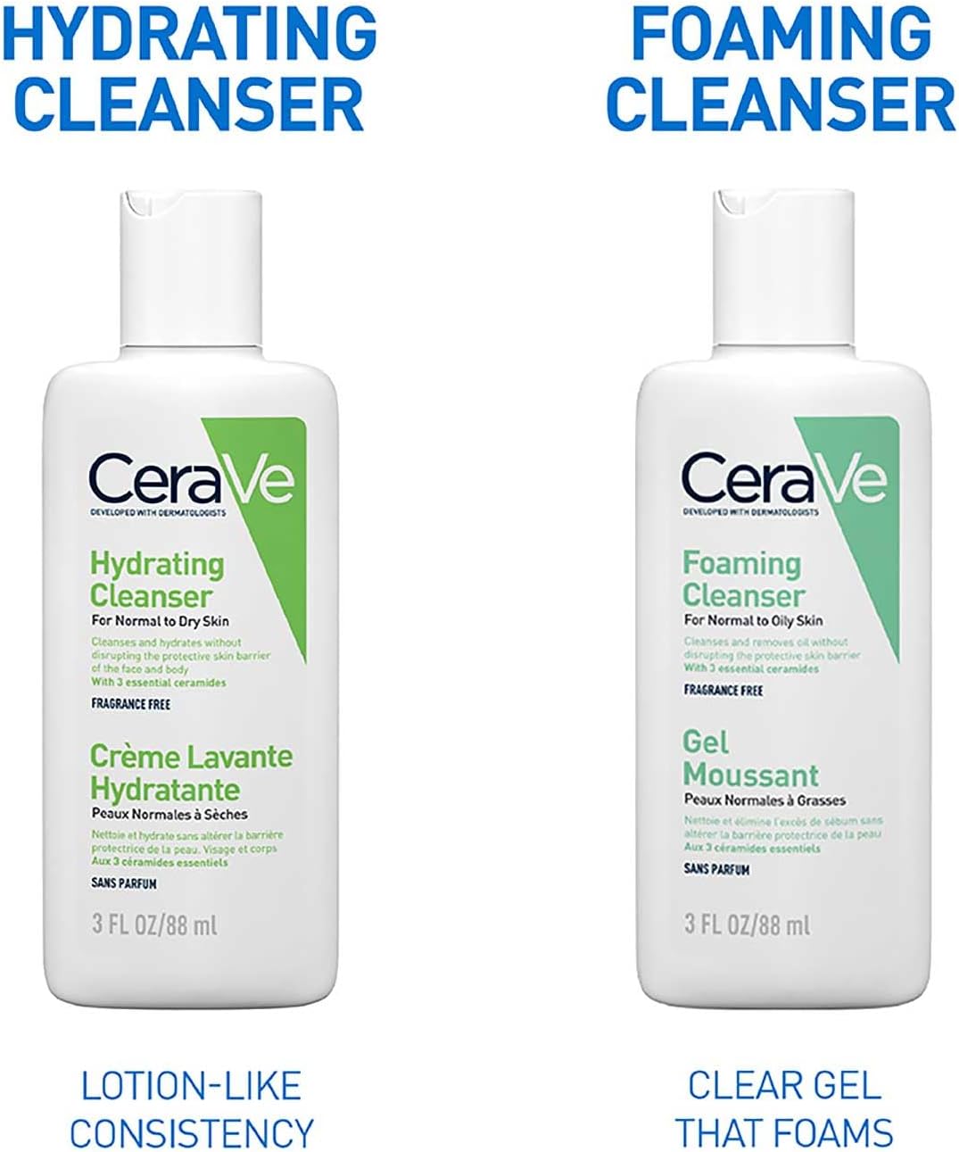 CeraVe Travel Size Foaming Cleanser 88ml