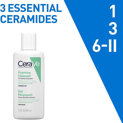 CeraVe Travel Size Foaming Cleanser 88ml
