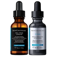 Skinceuticals Glass Skin Power Pair Cell Cycle Catalyst and P-Tiox