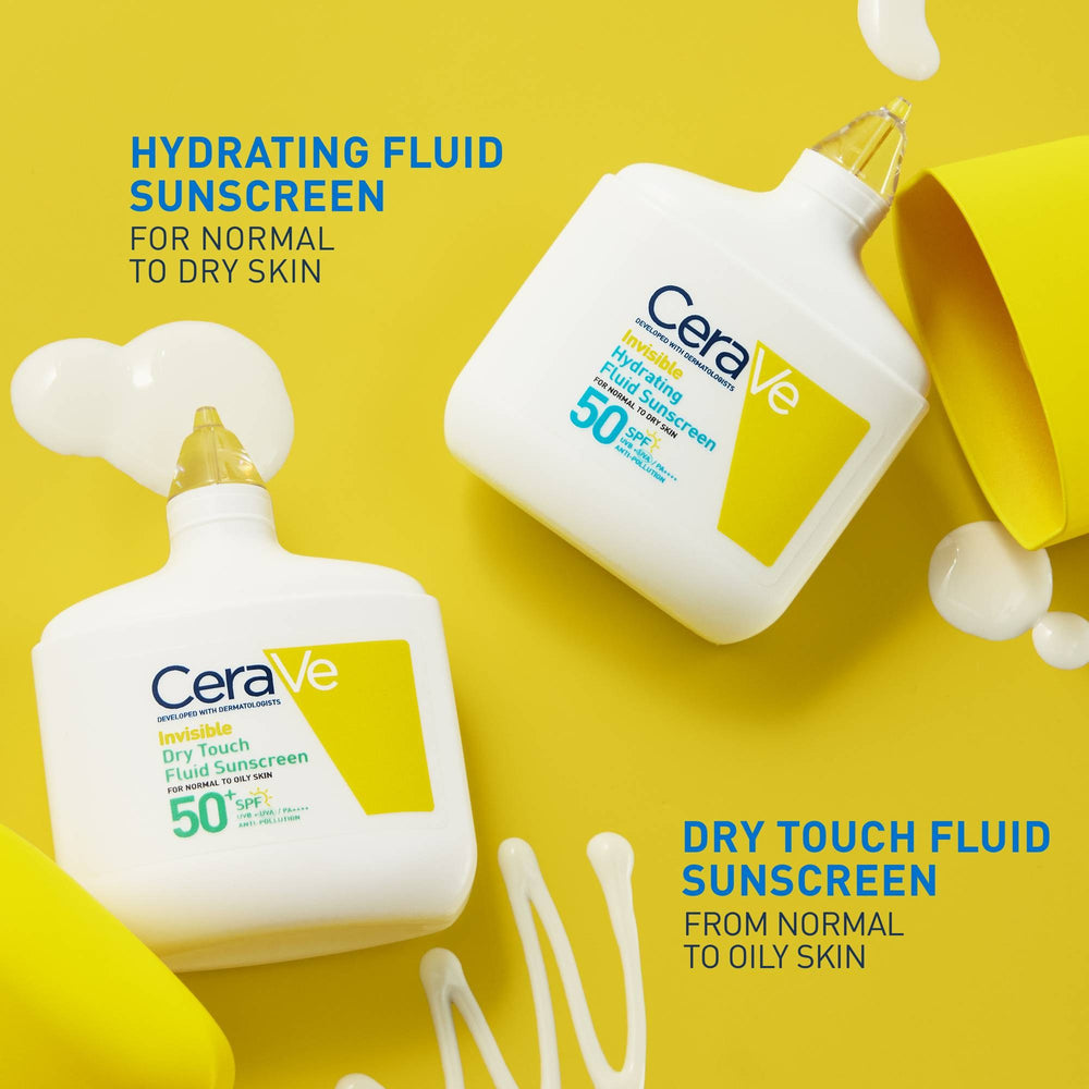 CeraVe Invisible Dry Touch Fluid Sunscreen SPF 50 50ml