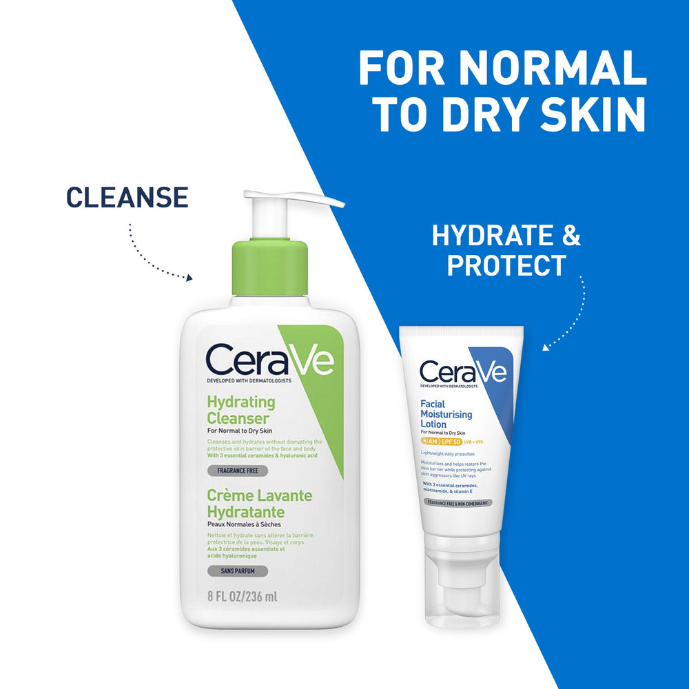 CeraVe AM Facial Moisturising Lotion SPF 50 52ml