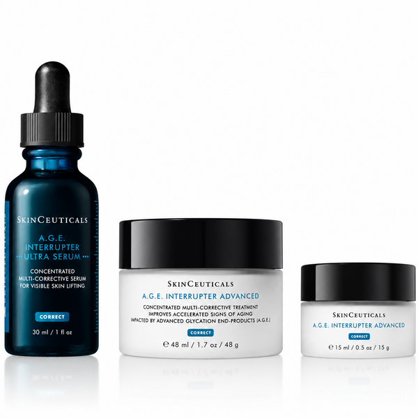 SkinCeuticals A.G.E Interrupter Advanced 48ml + A.G.E Interrupter Ultra Serum 30ml Bundle + FREE 15ml