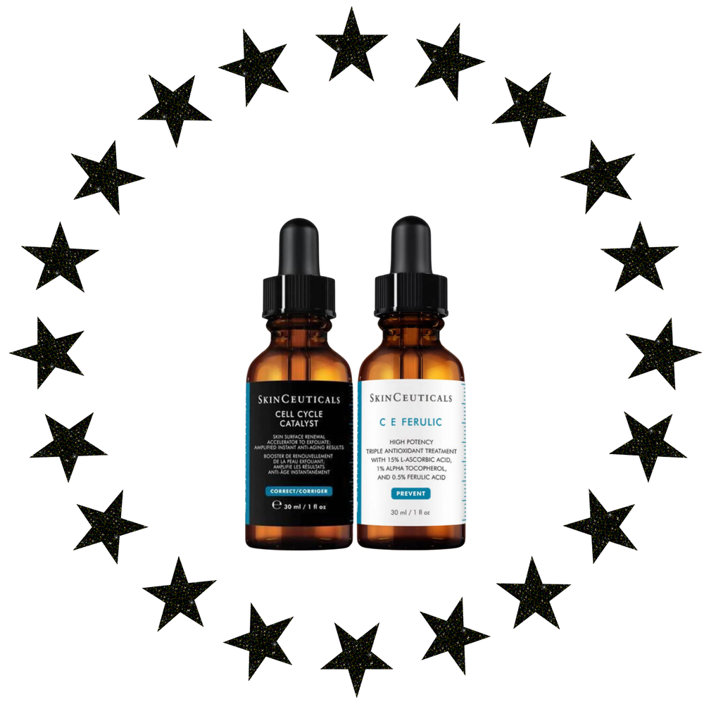 SkinCeuticals Instant Glow Power Pair Cell Cycle Catalyst 30ml + C E Ferulic 30ml Skincare