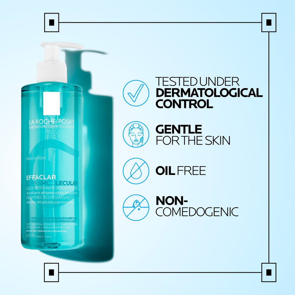La Roche-Posay Effaclar Supramolecular Face Jelly Cleanser 400ml