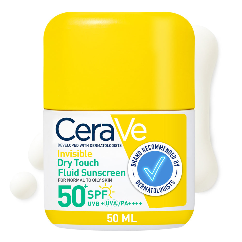CeraVe Invisible Dry Touch Fluid Sunscreen SPF 50 50ml