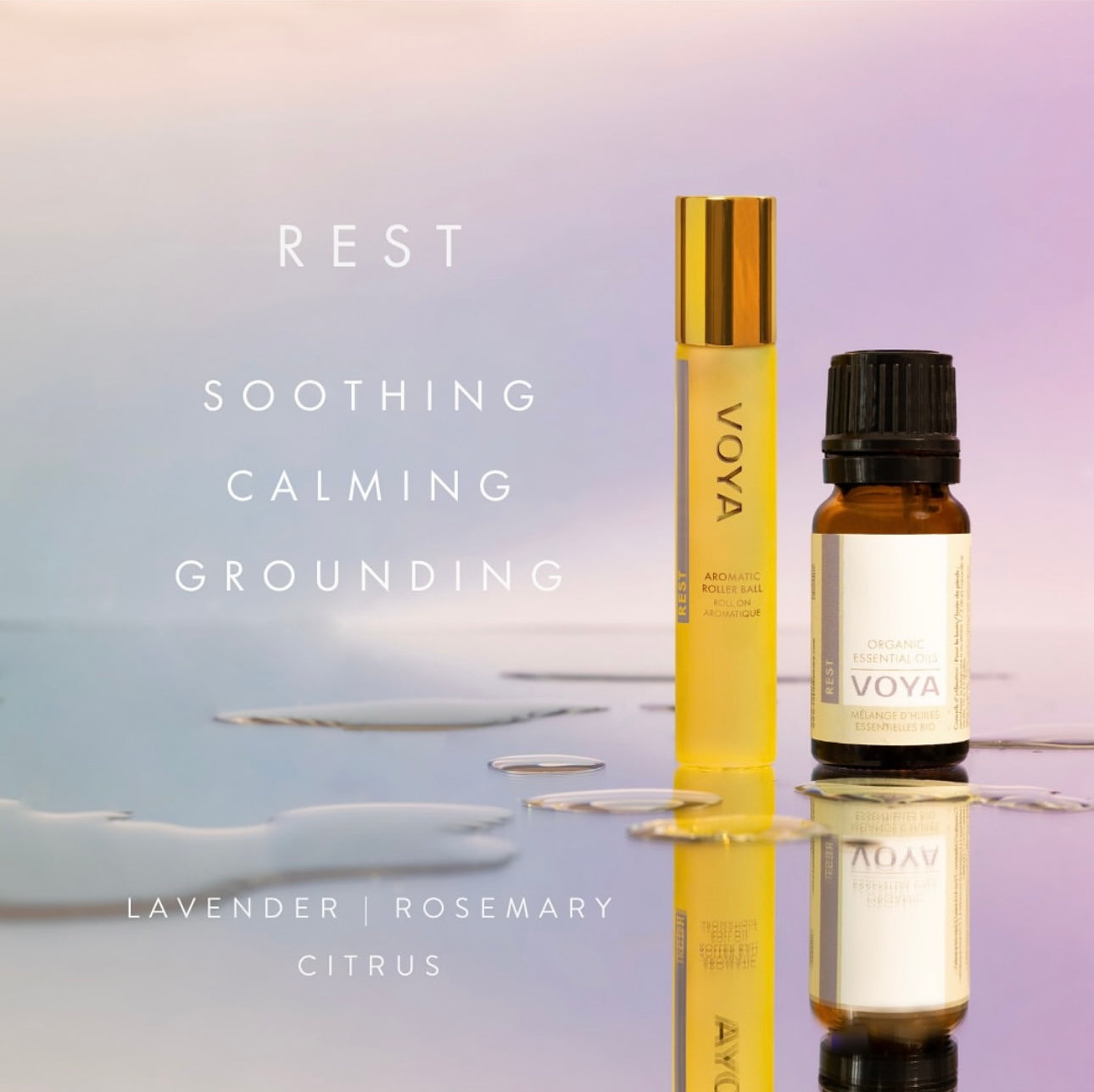 VOYA Rest Lavender Aromatic Roller Ball 10ml