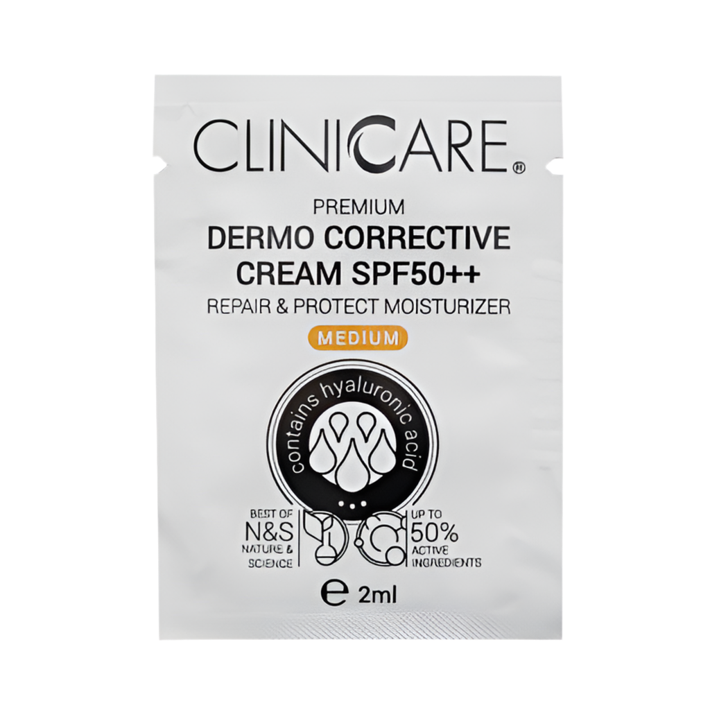 CLINICCARE Dermo Corrective Cream SPF50 sample MEDIUM Sold individually