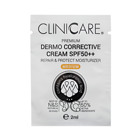 CLINICCARE Dermo Corrective Cream SPF50 sample MEDIUM Sold individually