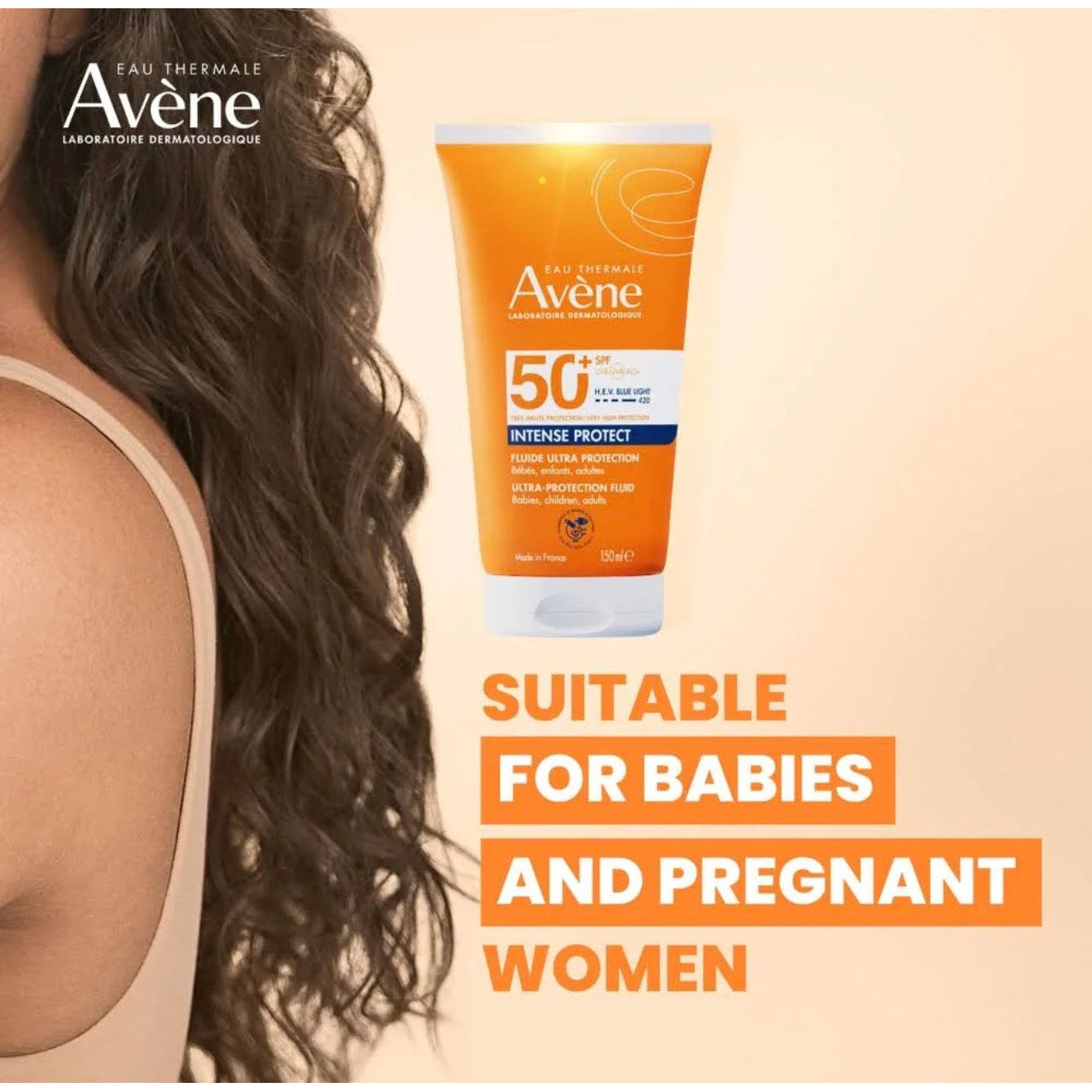 Avène Intense Protect SPF50+ 150ml — key ingredients