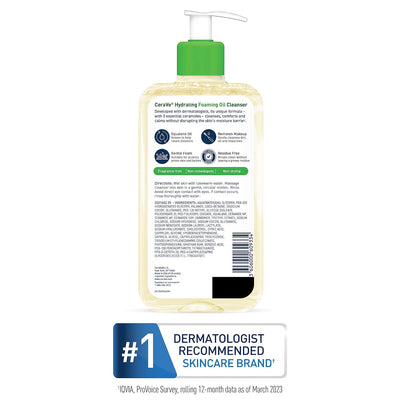 CeraVe Hydrating Foaming Oil Cleanser 236ml Squalane