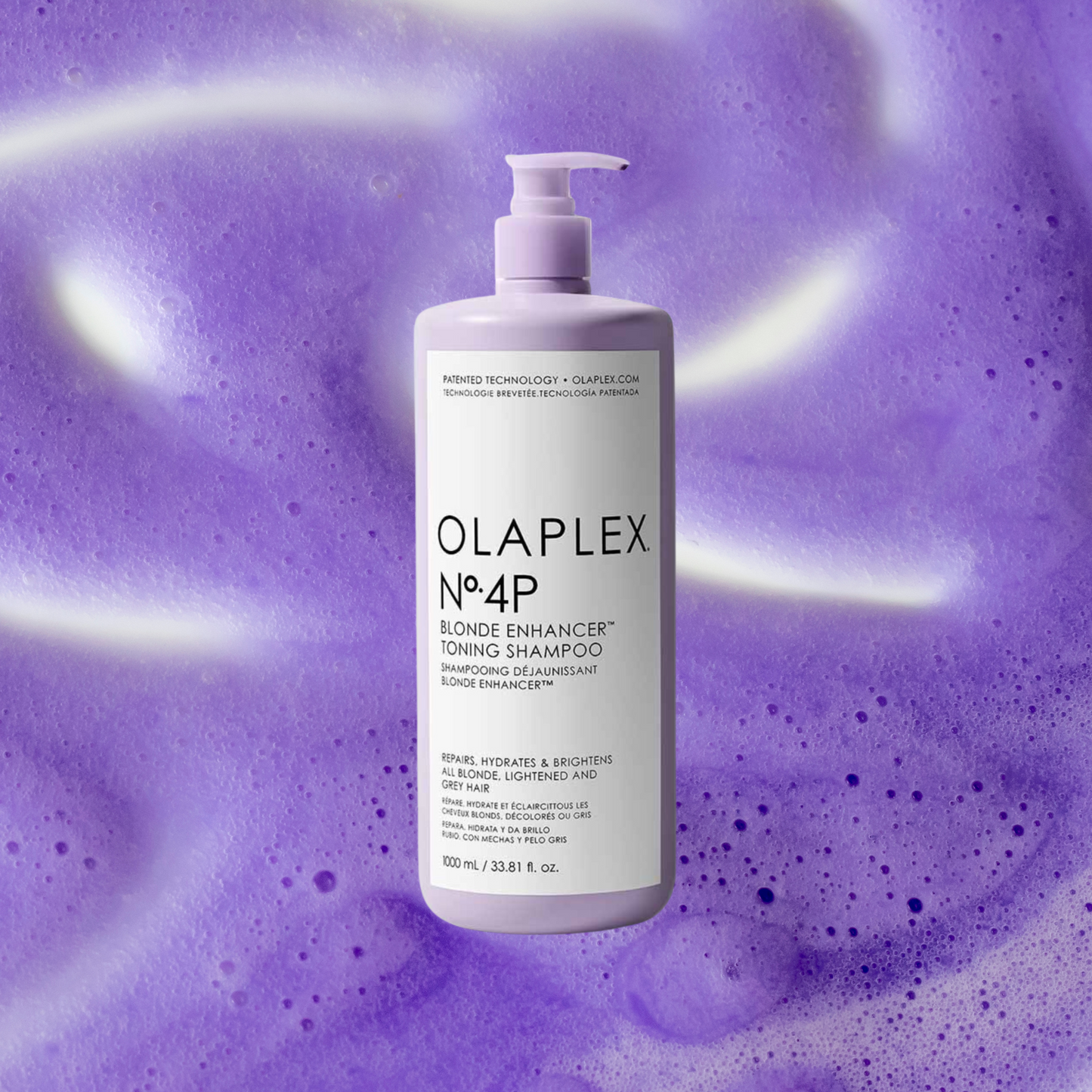 Olaplex Nº 4P Blonde Enhancer Toning Shampoo 1000ml