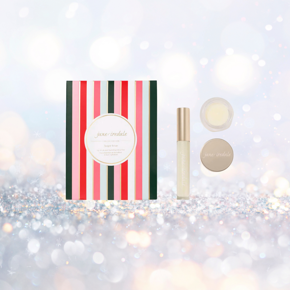 Jane Iredale - Everything Nice - Sugar & Ice Lip Scrub and Hydrating Gloss Duo make up